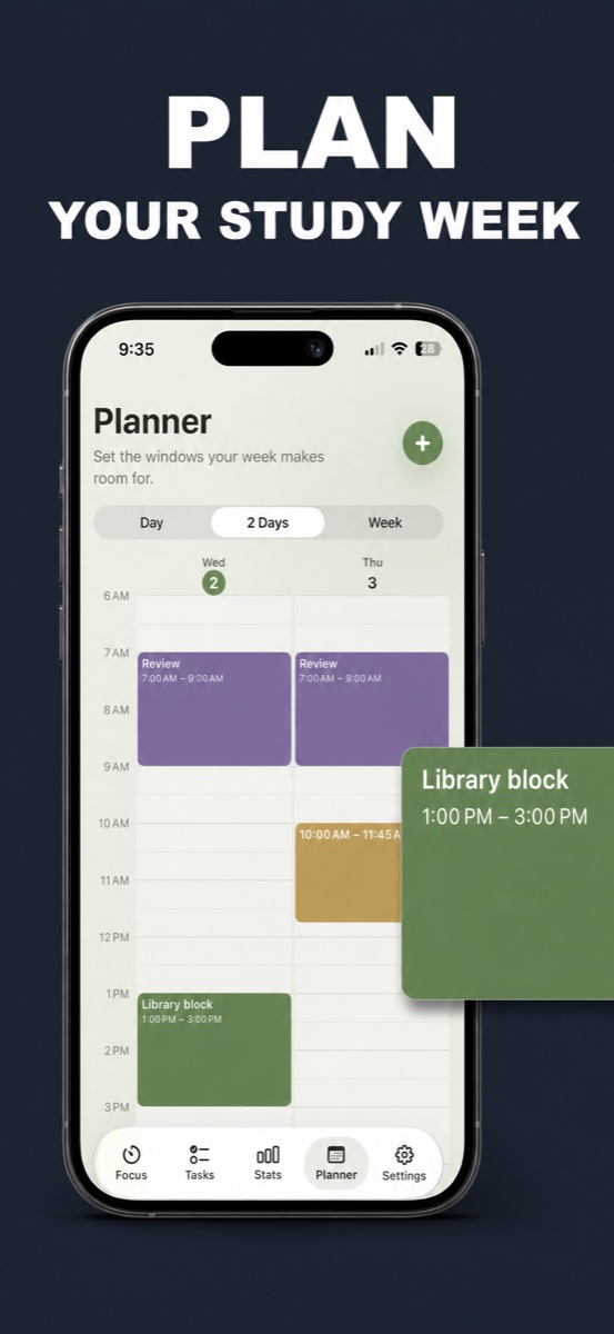 Mewmentum weekly focus planner shown in full